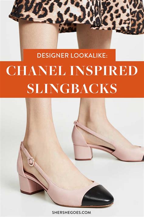 chanel dupe shoes|chanel look alike shoes.